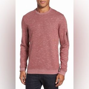Mens Ted Baker London Bepay Jersey Long Sleeve Sweatshirt Pink Size Small